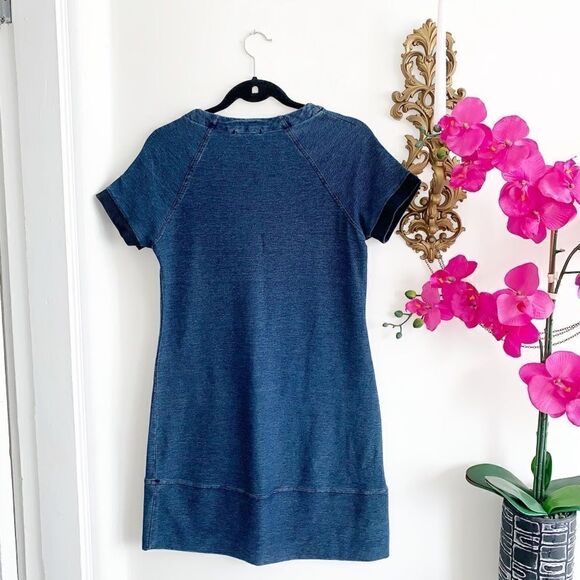 BLUE SHIRT DRESS - Picture 4 of 11